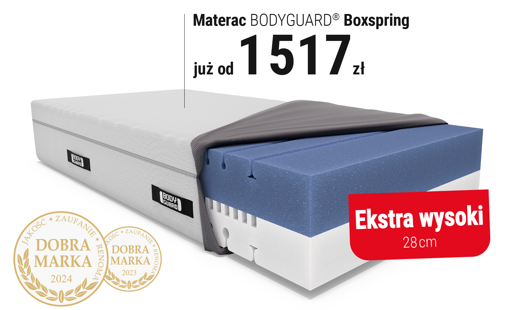 Materac BODYGUARD Boxspring